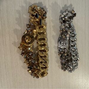 Marc By Marc Jacobs Gold and Silver Chain Bracelets